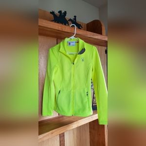 Spyder Core Sweater Neon Yellow Size M NWOT